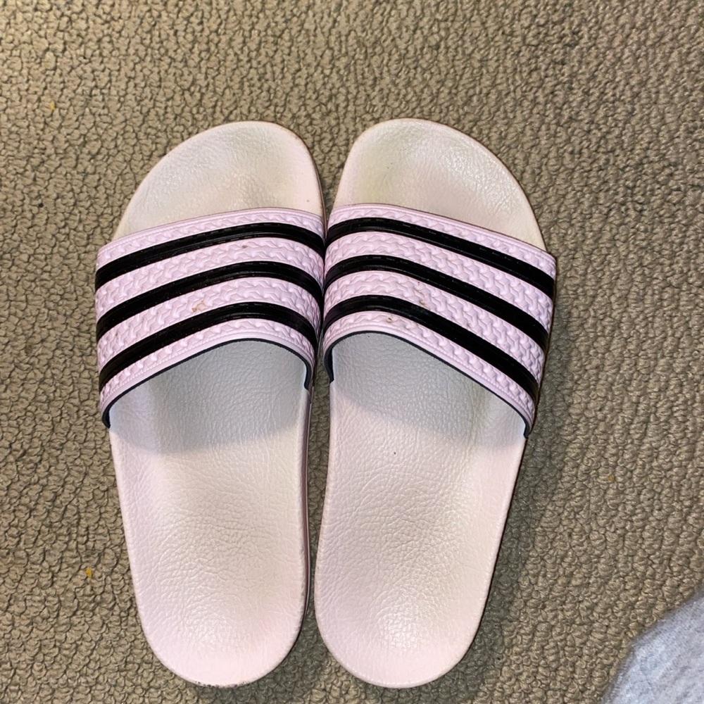 Pink adidas slides - Picture 3 of 4